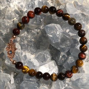 NEW 🚻 Natural Gemstone Tigers Eye Bracelet